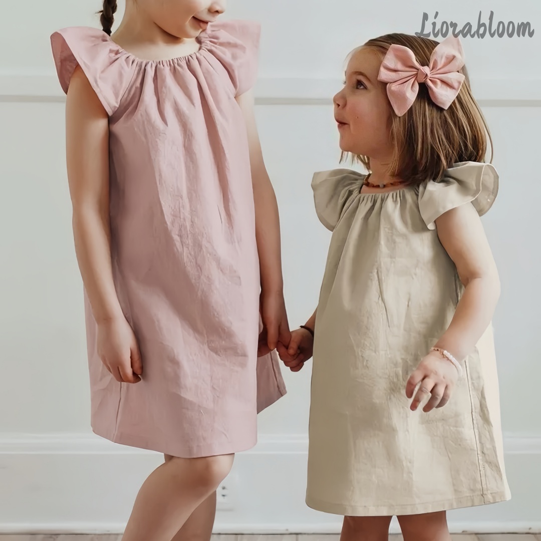 Formal Wear Women Us - Wielobarwna Sukienka Codzienna dla Małej Księżniczki,
