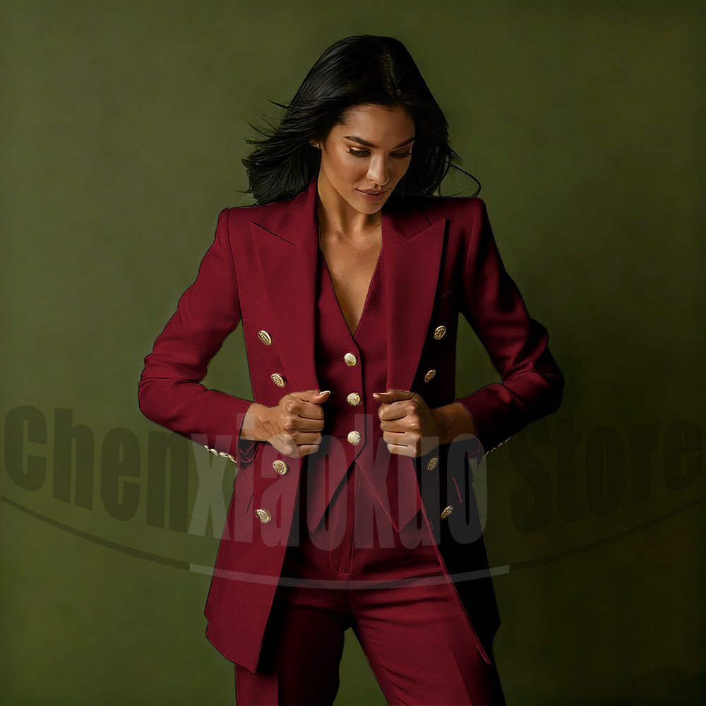 Damski trzyczęściowy garnitur  – Women Formal Wear Shirts recenzja i cena