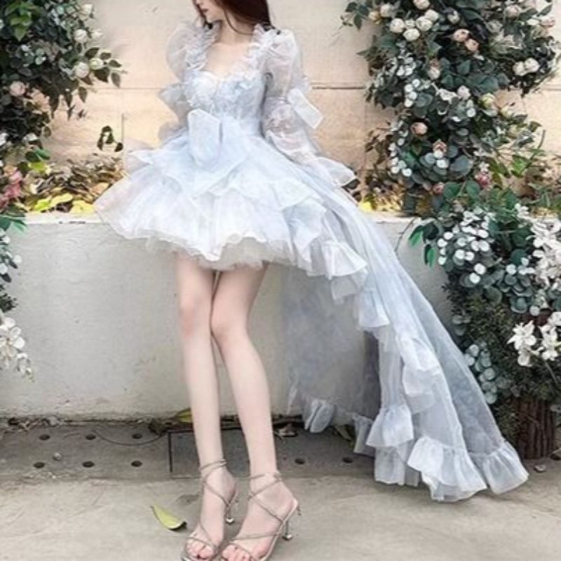 Sukienka tiulowa w stylu Sweet – Women Formal Wear For Graduation recenzja i cena
