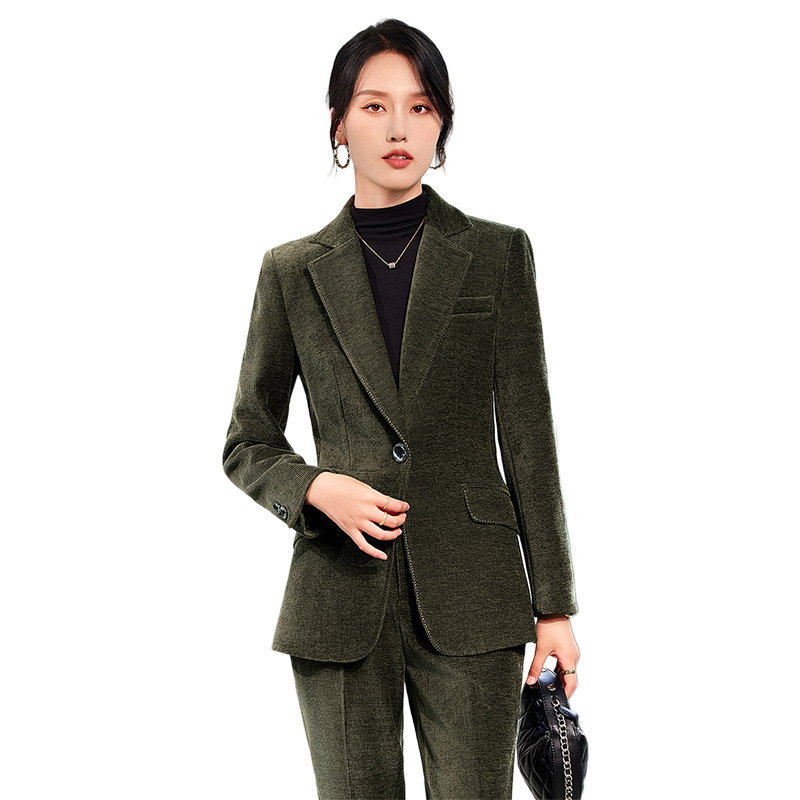 2024 Jesienny nowy sztruksowy  – Women Formal Wear Shirts recenzja i cena