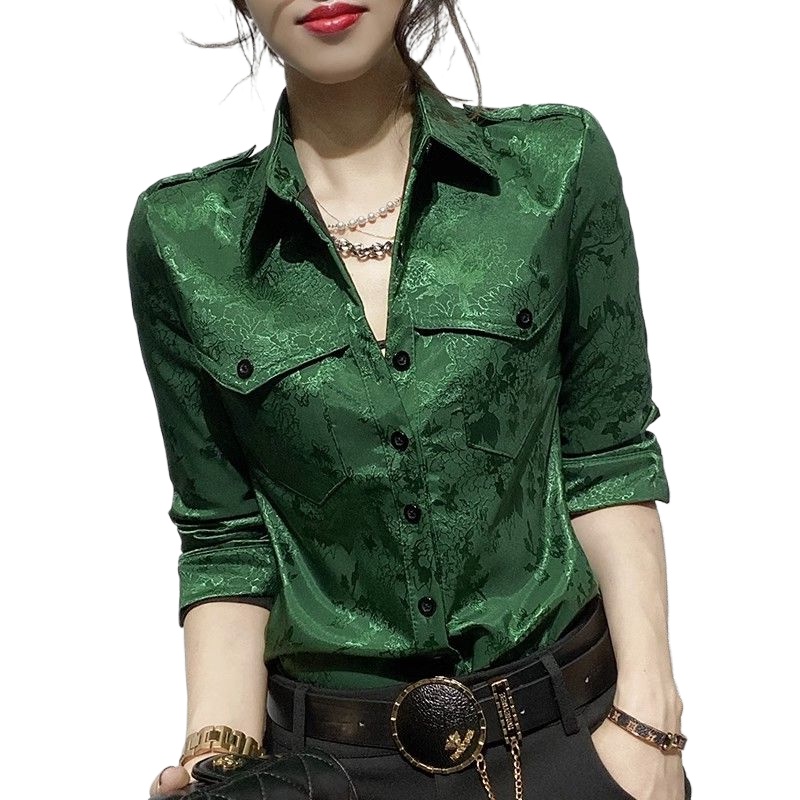 Bluzki damskie wiosenna i jesi – Women Formal Office Wear Tops recenzja i cena
