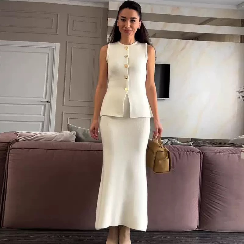 Damski zestaw dwuczęściowy: do – Women Formal Office Wear Tops recenzja i cena