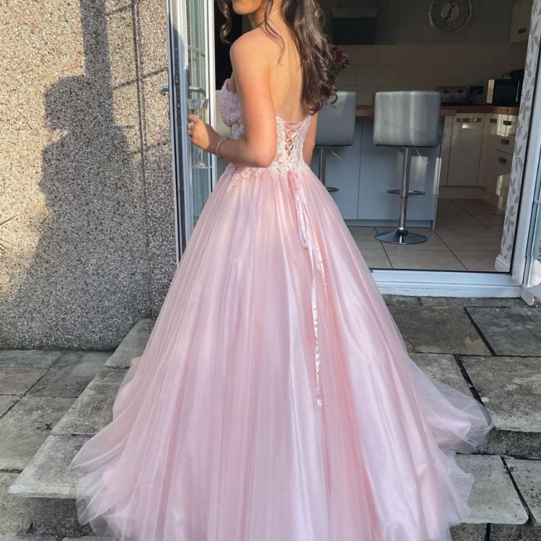 Bella Personalizowana Różowa S – Women Formal Wear For Graduation recenzja i cena