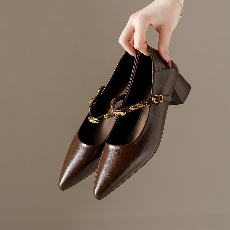 Nowe Modne Damskie Czółenka Ma – Pump Heel Block recenzja i cena