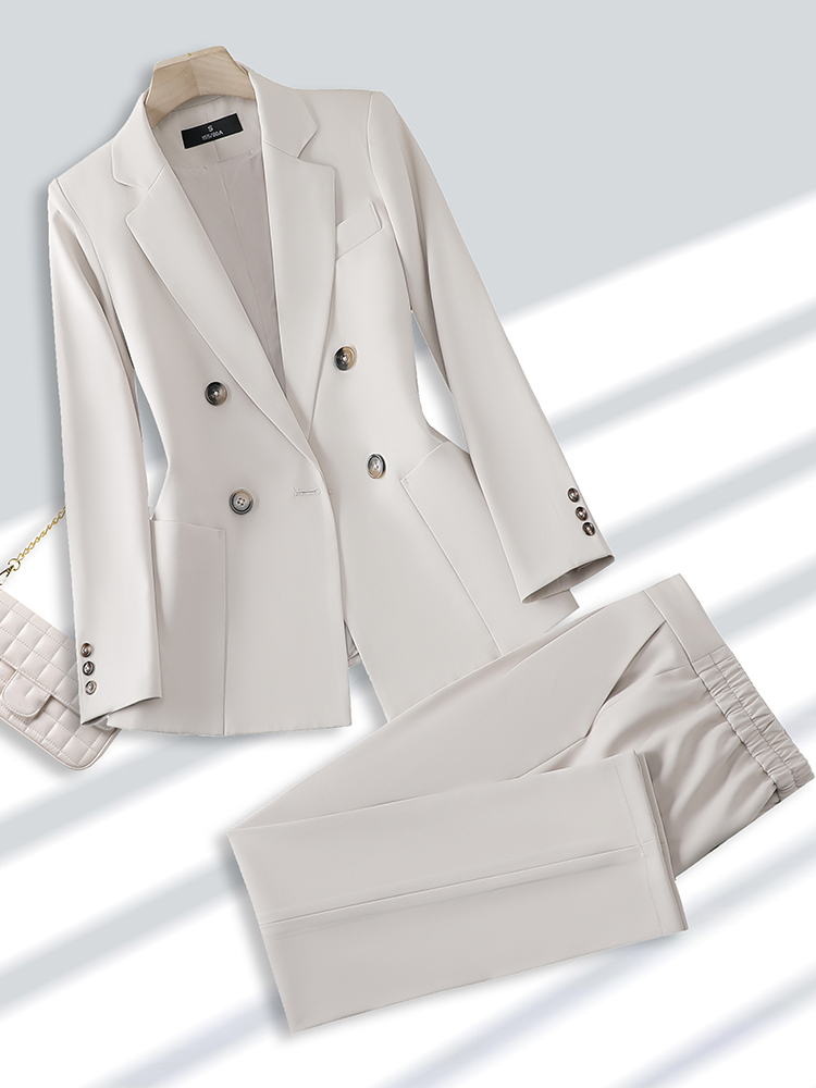 Modny damski garnitur ze spodn – Women Formal Wear Shirts recenzja i cena