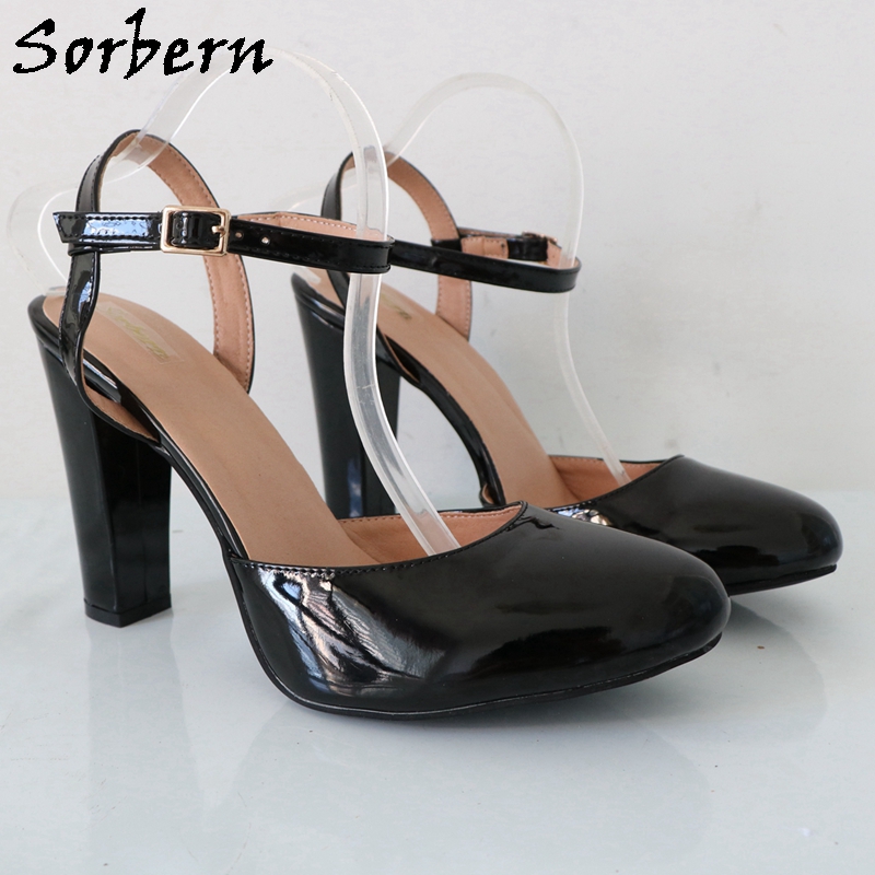 Sorbern Black Shiny Block High – Pump Heel Block recenzja i cena