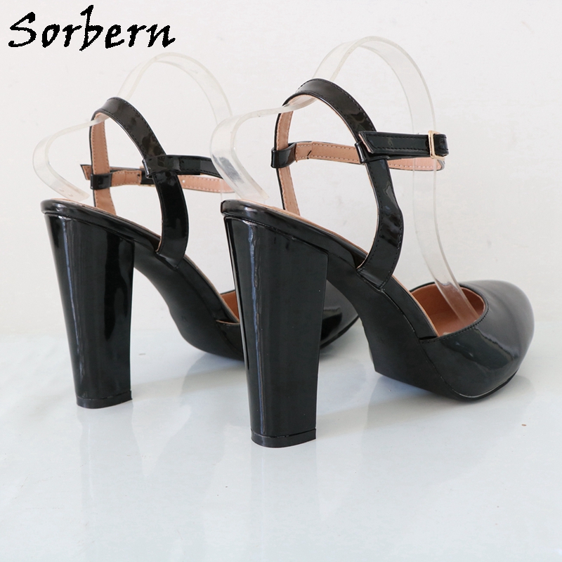 Sorbern Black Shiny Block High – Pump Heel Block recenzja i cena