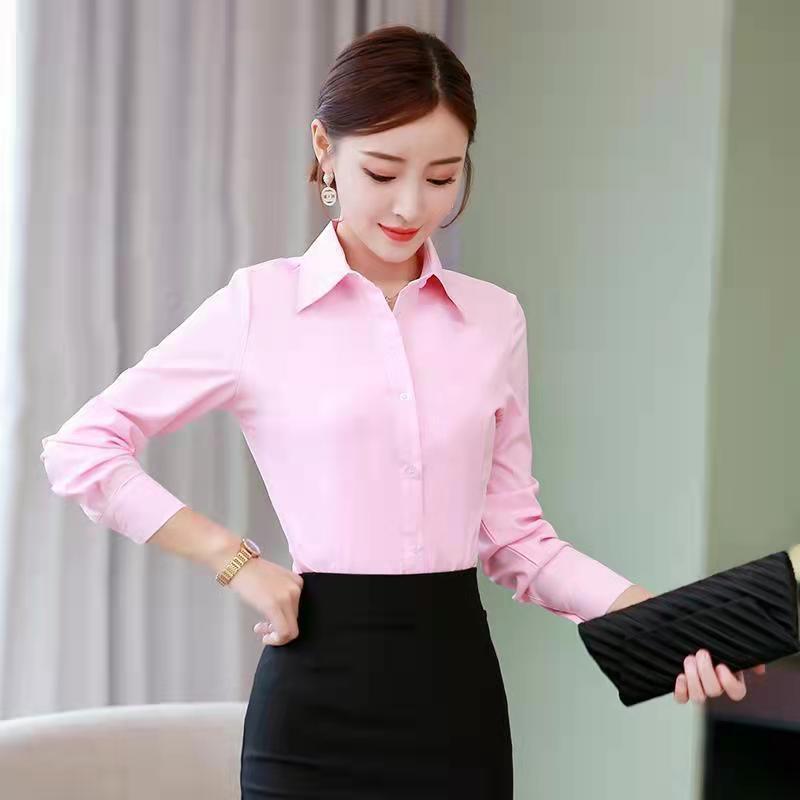 Koreańska dopasowana bluzka da – Women Formal Wear Shirts recenzja i cena