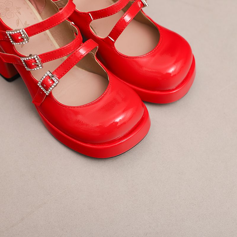 Szpilki damskie marki SIMLOVEY – Pump Heel Block recenzja i cena