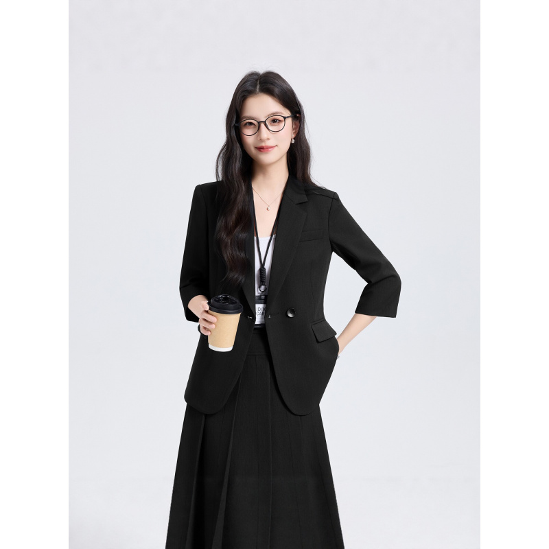 Granatowy damski komplet garni – Women Formal Wear Shirts recenzja i cena