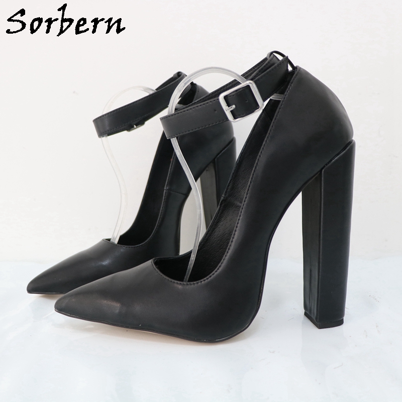 Sorbern duży rozmiar Eu47 dams – Pump Heel Block recenzja i cena