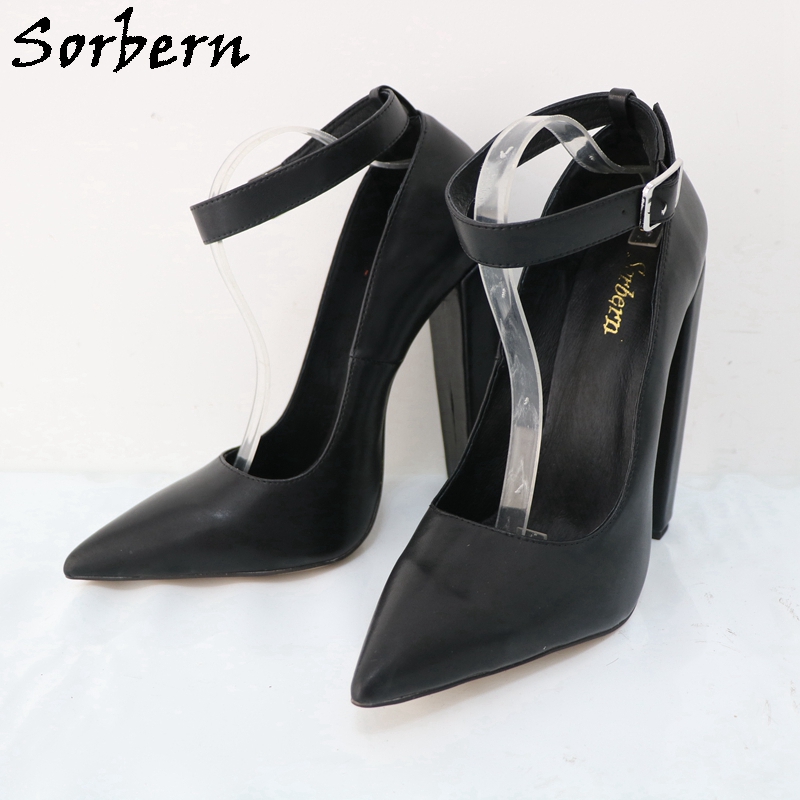 Sorbern duży rozmiar Eu47 dams – Pump Heel Block recenzja i cena