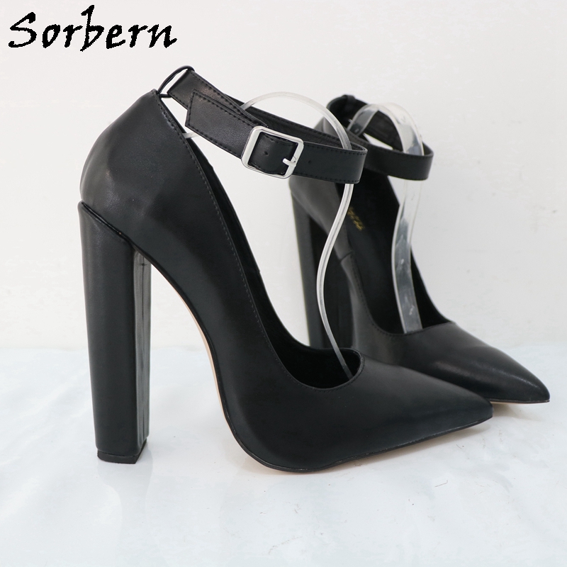 Sorbern duży rozmiar Eu47 dams – Pump Heel Block recenzja i cena