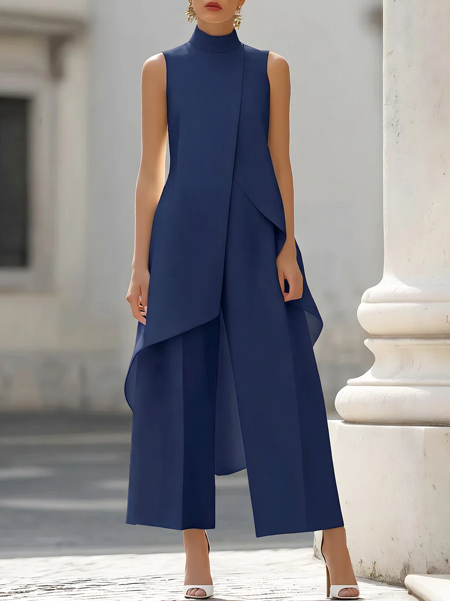 Kombinezon bez rękawów z wysok – Formal Wear Women Us recenzja i cena