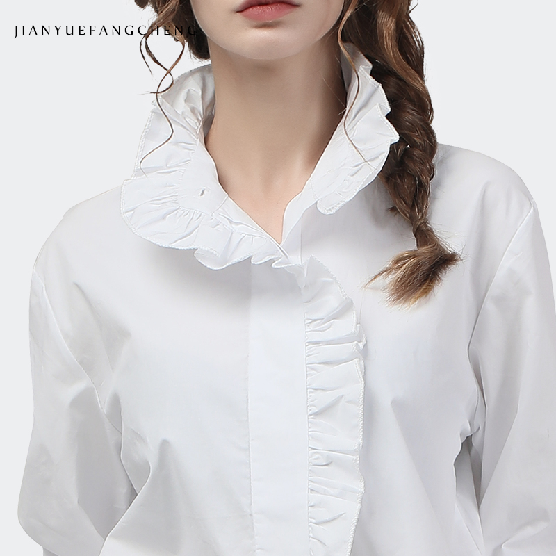 Eleganckie falbany damskie bia – Women Formal Office Wear Tops recenzja i cena