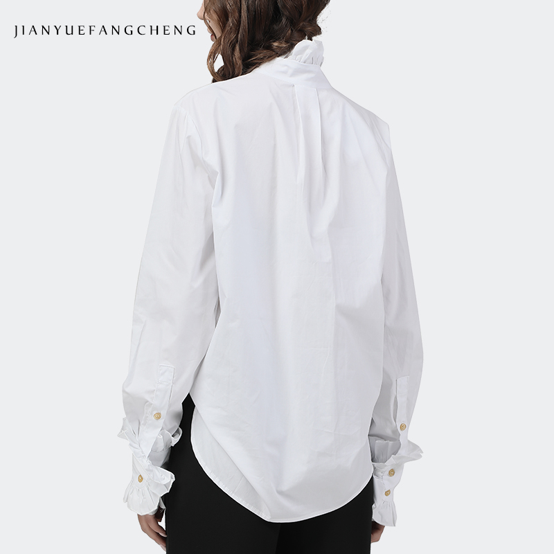 Eleganckie falbany damskie bia – Women Formal Office Wear Tops recenzja i cena