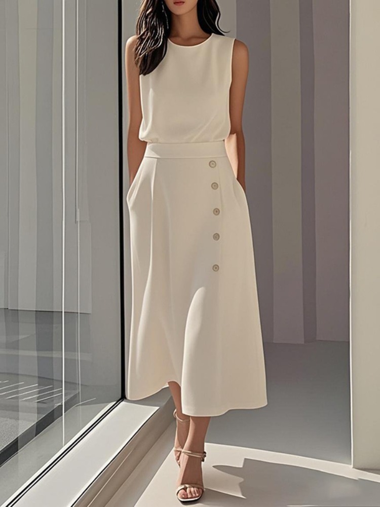 Sukienki damskie 2026, białe,  – Women Formal Office Wear Tops recenzja i cena
