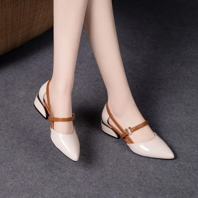 Damskie buty typu slingback w  – Pump Heel Block recenzja i cena