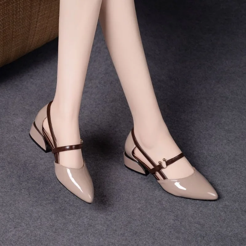Damskie buty typu slingback w  – Pump Heel Block recenzja i cena