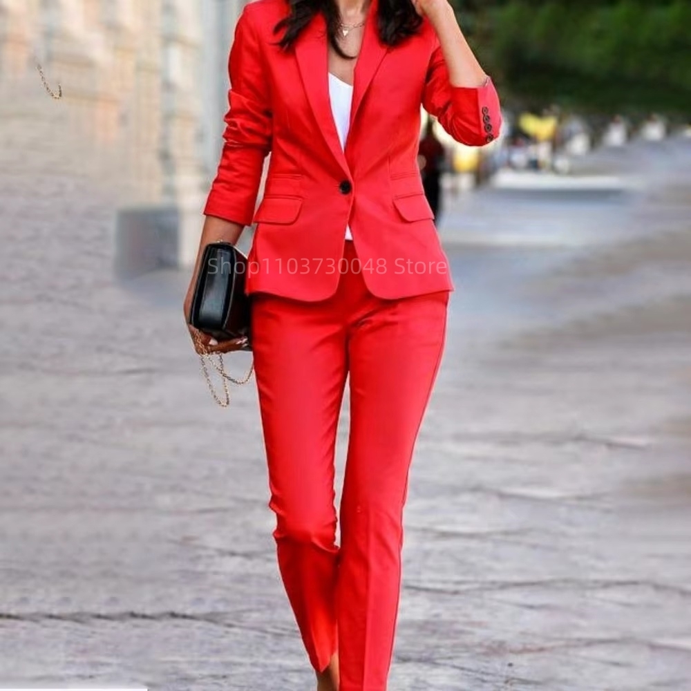 Damski garnitur biurowy: maryn – Women'S Formal Wear Suits recenzja i cena