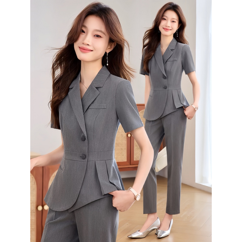 Granatowy damski cienki garnit – Women'S Formal Wear Stores recenzja i cena