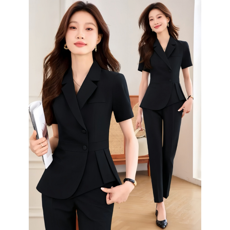 Granatowy damski cienki garnit – Women'S Formal Wear Stores recenzja i cena